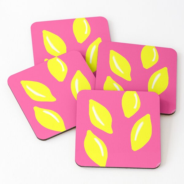 Item preview, lemons , pink designed and sold by Kasia1987t.