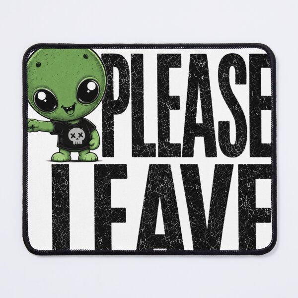 Item preview, Please Leave Cute Alien Shirt | Funny Introvert Graphic Tee | Big Head Cartoon Character | Sarcastic Humor designed and sold by Diesel outlaw .