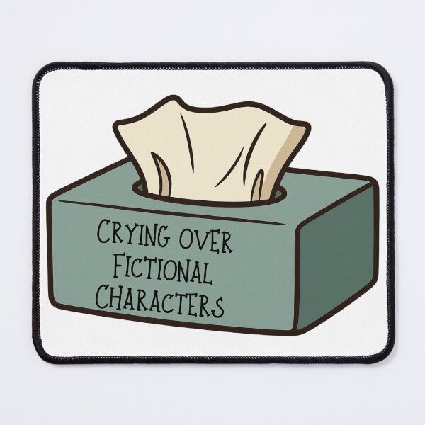 Item preview, Crying Over Fictional Characters Tissue Box designed and sold by Kingky14.