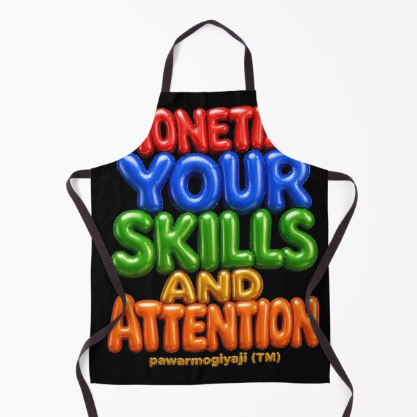 Item preview, Monetize Your Skills And Attention Typography designed and sold by Pawar1999.