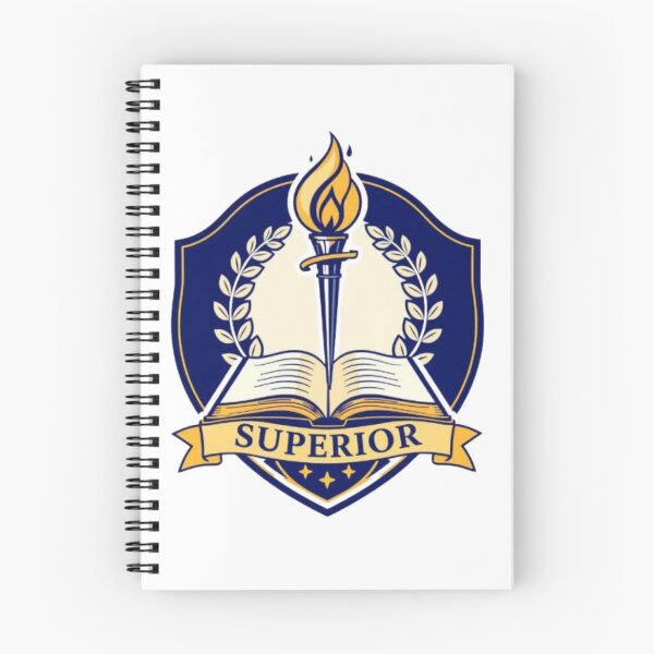 Artikelvorschau, UW Superior Academic Fackelwappen-Design entworfen und verkauft von MystiColo.
