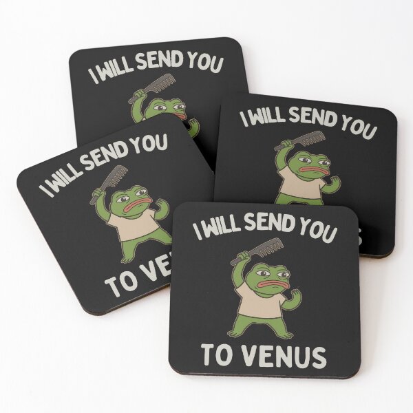 Item preview, I Will Send You to Venus Funny Frog Meme designed and sold by KomixsDesign.