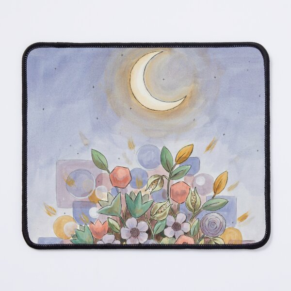 Item preview, Moonlit Garden of Shapes – Paul Klee Inspired Abstract Botanical Modernist Wall Art designed and sold by Tamas Das.
