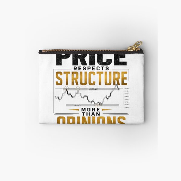 Item preview, Price Respects Structure More Than Opinions – Forex Trading Quote | Price Action Trader | Trading Psychology T-Shirt designed and sold by PipForgeStudio .