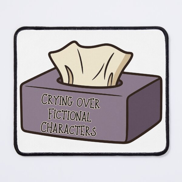 Item preview, Crying Over Fictional Characters Tissue Box designed and sold by Kingky14.