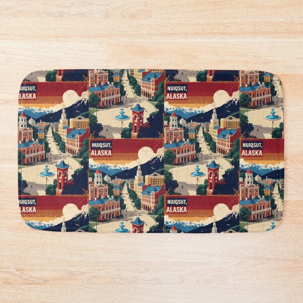 Item preview, Nuiqsut Alaska 1950s USA Vintage Travel Tourism designed and sold by TravelersGems.