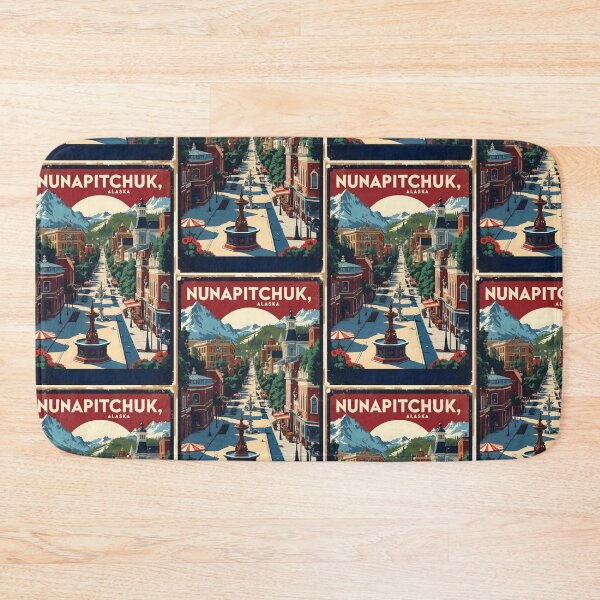 Item preview, Nunapitchuk Alaska 1950s USA Vintage Travel Tourism designed and sold by TravelersGems.