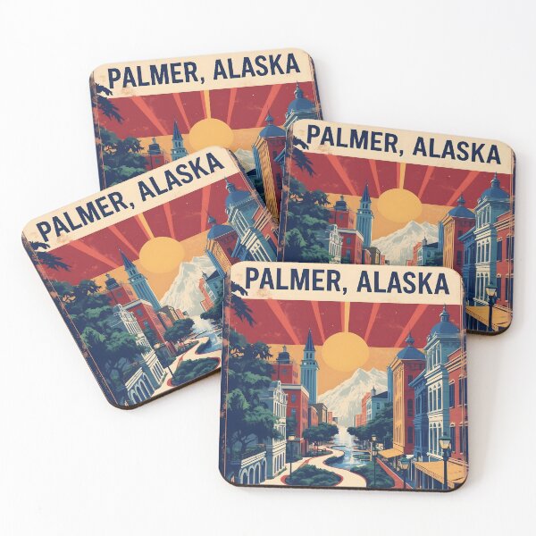 Item preview, Palmer Alaska 1950s USA Vintage Travel Tourism designed and sold by TravelersGems.
