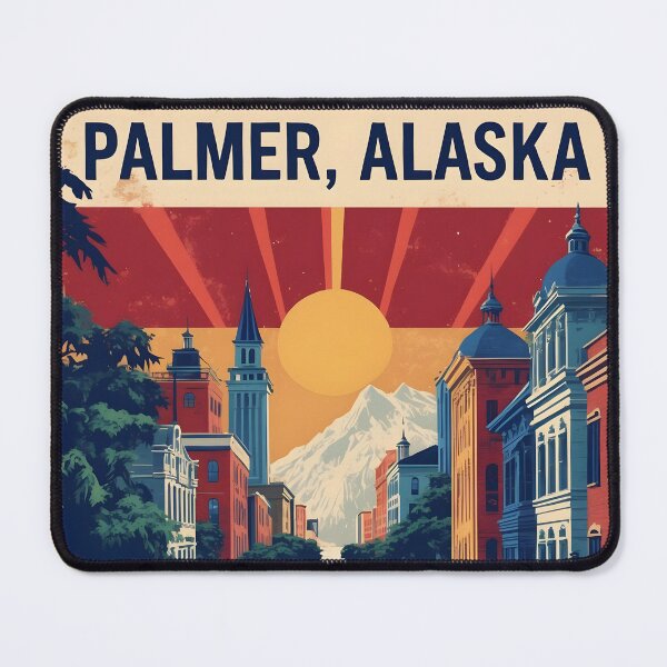Item preview, Palmer Alaska 1950s USA Vintage Travel Tourism designed and sold by TravelersGems.