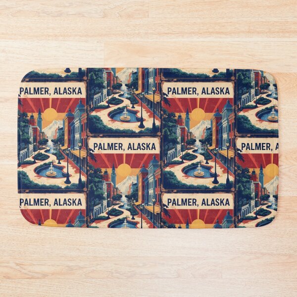 Item preview, Palmer Alaska 1950s USA Vintage Travel Tourism designed and sold by TravelersGems.