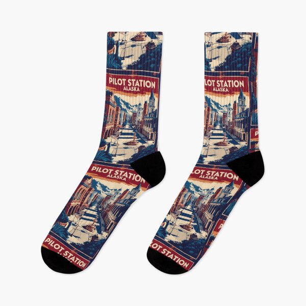 Item preview, Pilot Station Alaska 1950s USA Vintage Travel Tourism designed and sold by TravelersGems.
