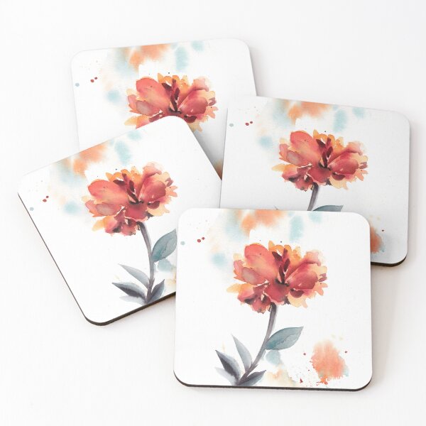 Item preview, Peony Watercolor Painting designed and sold by CanotStop.