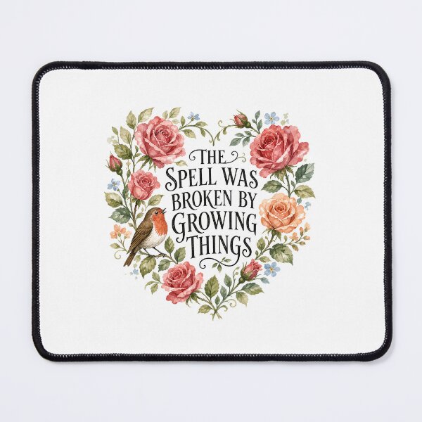 Item preview, The Secret Garden The Spell Was Broken By Growing Things Wreath designed and sold by Fenay Designs.