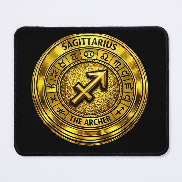 Item preview, Sagittarius – The Archer | Golden Zodiac Disc designed and sold by Synthos1978.