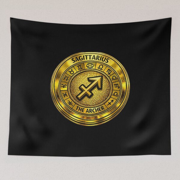 Item preview, Sagittarius – The Archer | Golden Zodiac Disc designed and sold by Synthos1978.