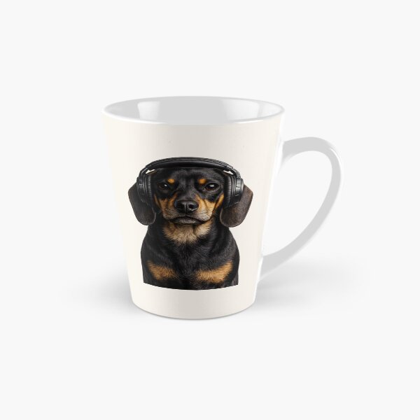 Item preview, Cool Dachshund With Headphones designed and sold by BagFactoryUK.