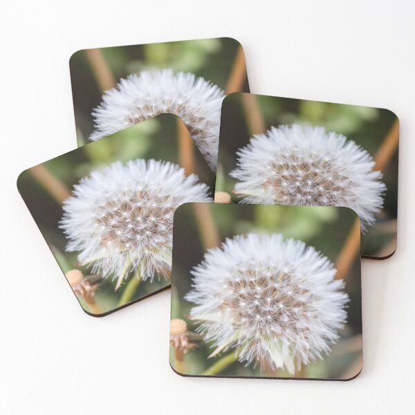 Item preview, Close-Up Macro Of Dandelion Seed Head With Delicate White Fluff And Blurred Green Background designed and sold by Nmallia.