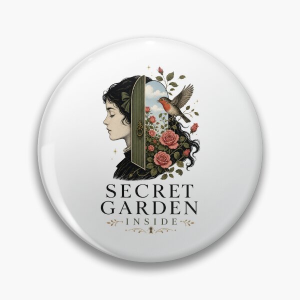 Item preview, El jardín secreto dentro del perfil de Mary Lennox Arte de puertas abiertas designed and sold by Fenay Designs.