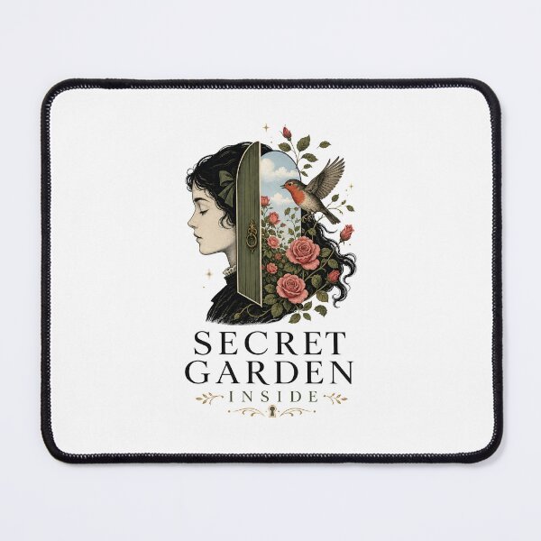 Item preview, The Secret Garden Inside Mary Lennox Profile Open Door Art designed and sold by Fenay Designs.