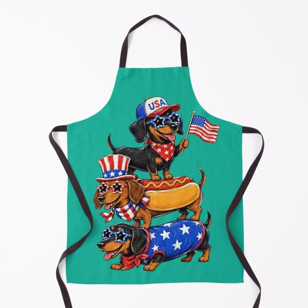 Item preview, Patriotic Dachshund USA Independence Day designed and sold by RebenCantik.