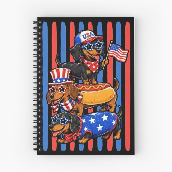 Item preview, Patriotic Dachshund USA Independence Day designed and sold by RebenCantik.