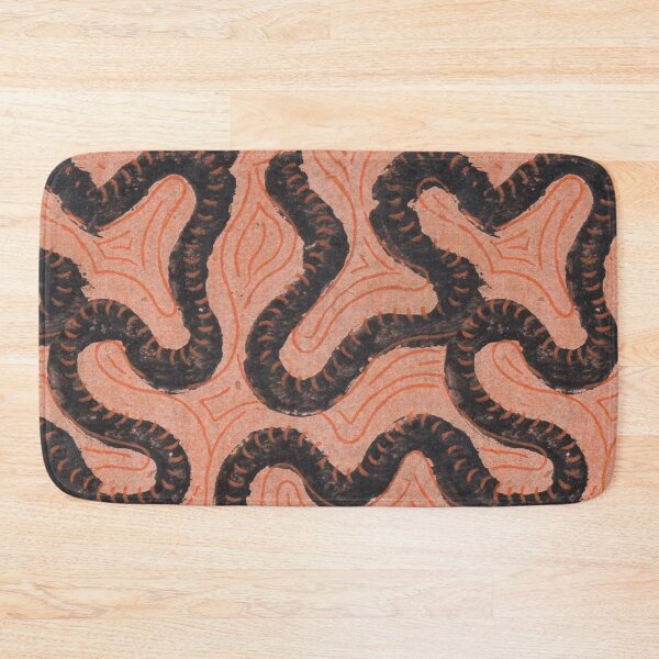 Item preview, London Vintage Serpentine Relief Print Pattern designed and sold by Patterns 1920.