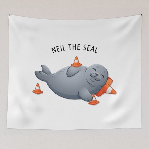 Item preview, Cute neil the seal  designed and sold by maniacdesignz11.