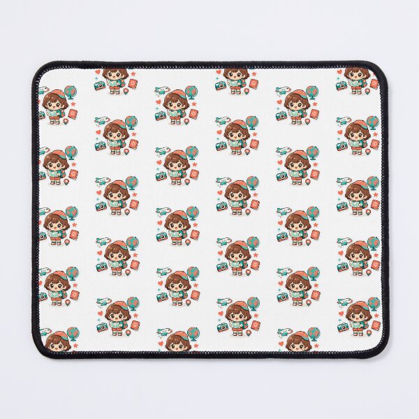 Item preview, Travel Log Kawaii Adventure BuJo Passport Planner Sticker designed and sold by yanejoy.