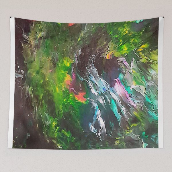 Item preview, Abstract Art Pouring Paint  designed and sold by yakoo21.