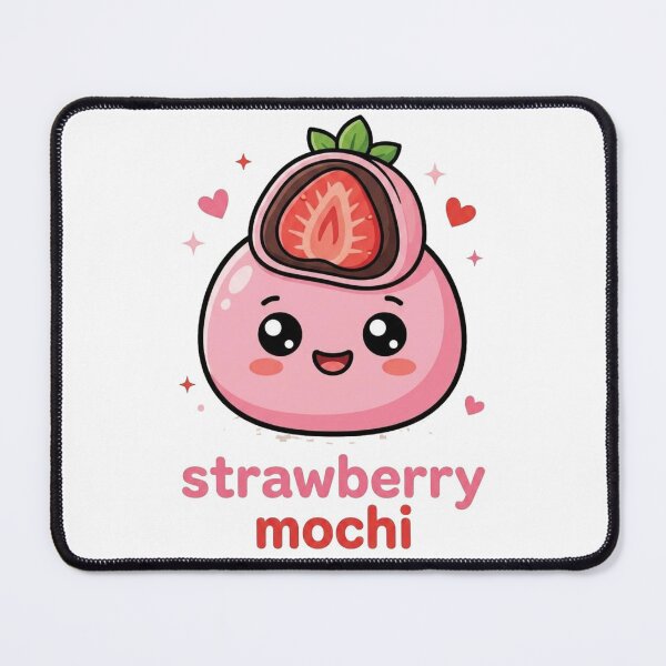 Item preview, Kawaii Strawberry Mochi Cute Japanese Dessert Design | Adorable Pink Mochi Gift for Food Lovers designed and sold by morning sun.