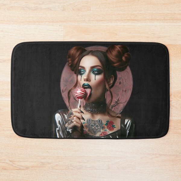 Item preview, Goth Girl Licking Swirl Lollipop designed and sold by Voodoo Store Paranormal Collections.