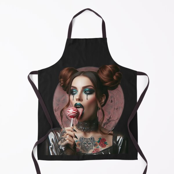 Item preview, Goth Girl Licking Swirl Lollipop designed and sold by Voodoo Store Paranormal Collections.