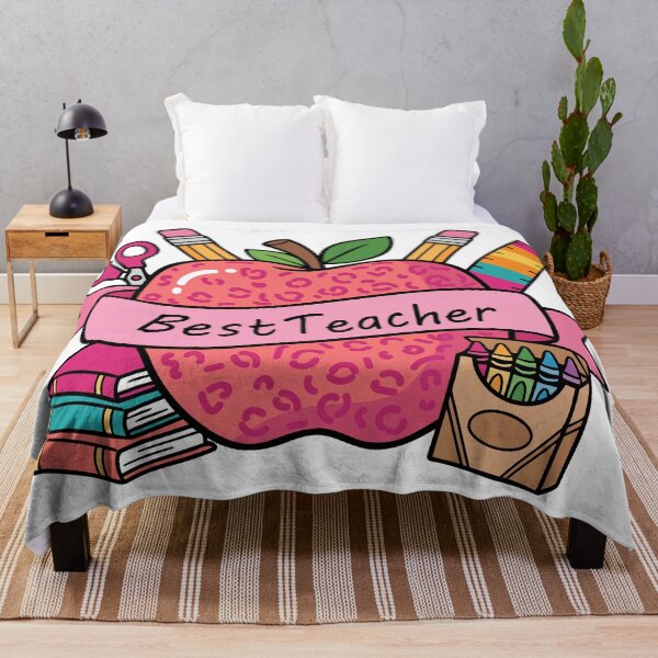 Item preview, Best Teacher Apple School Supplies Design designed and sold by tahminsdesign25.