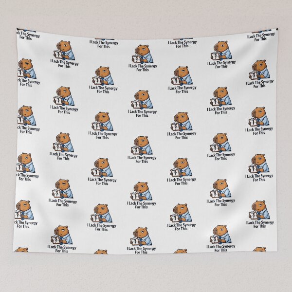 Item preview, Sarcastic Corporate Lingo Capybara Lack Synergy  designed and sold by yanejoy.