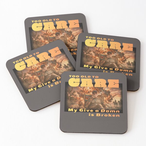 Item preview, Too Old to Care Club My Give A Damn is Broken Classic T-Shirt designed and sold by BlueprintBold.