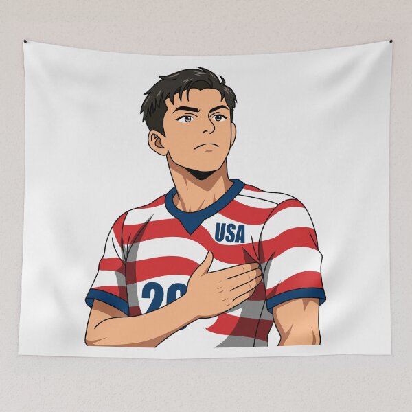 Item preview, Patriotic USA Soccer Boy Hand On Heart designed and sold by Anne97s.