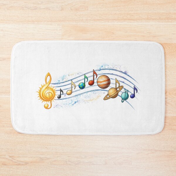 Item preview, "Cosmic Symphony: Solar System Musical Staff" designed and sold by NatureHarmony16.