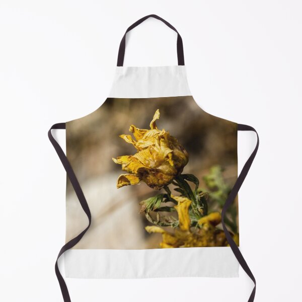 Item preview, Wilting Yellow Wildflower Macro Close-Up Showing Dried Petals and Autumn Decay in Nature designed and sold by Nmallia.