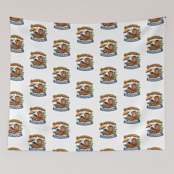 Item preview, Funny Out Of Office Capybara Work Vacation  designed and sold by yanejoy.