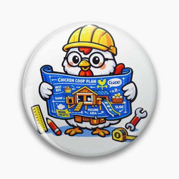 Item preview, Engineer Chicken Blueprint designed and sold by Chill Chicken Studio.