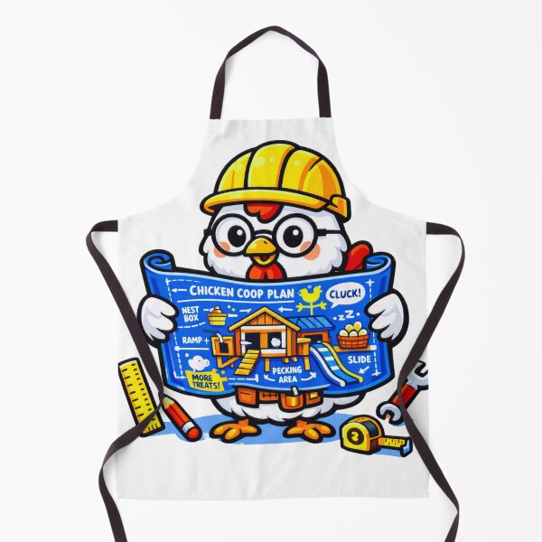 Item preview, Engineer Chicken Blueprint designed and sold by Chill Chicken Studio.