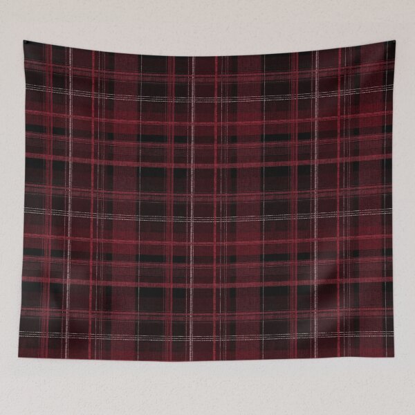Item preview, Red Black Plaid Tartan Pattern designed and sold by Little Wimbly.