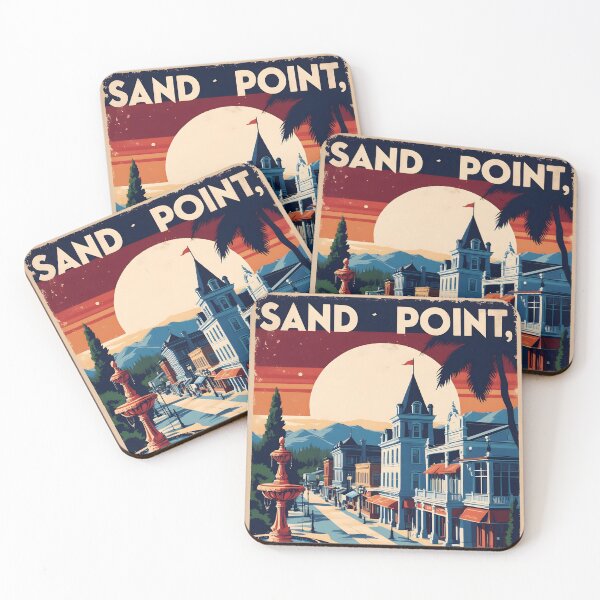 Item preview, Sand Point Alaska 1950s USA Vintage Travel Tourism designed and sold by TravelersGems.