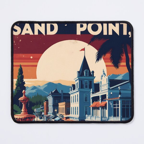 Item preview, Sand Point Alaska 1950s USA Vintage Travel Tourism designed and sold by TravelersGems.