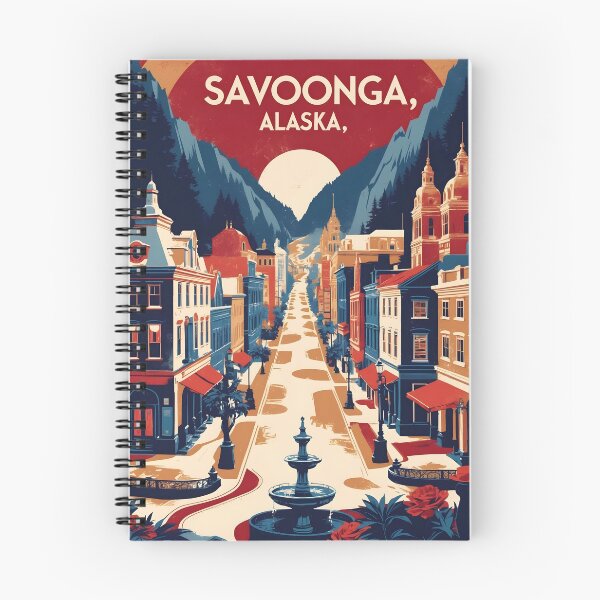 Item preview, Savoonga Alaska 1950s USA Vintage Travel Tourism designed and sold by TravelersGems.