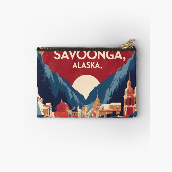 Item preview, Savoonga Alaska 1950s USA Vintage Travel Tourism designed and sold by TravelersGems.