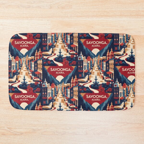 Item preview, Savoonga Alaska 1950s USA Vintage Travel Tourism designed and sold by TravelersGems.