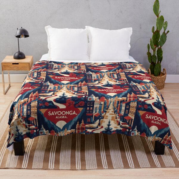 Item preview, Savoonga Alaska 1950s USA Vintage Travel Tourism designed and sold by TravelersGems.