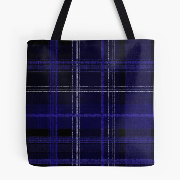 Item preview, Blue Black Plaid Tartan Pattern designed and sold by Little Wimbly.