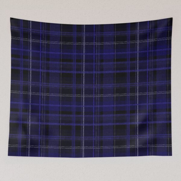 Item preview, Blue Black Plaid Tartan Pattern designed and sold by Little Wimbly.